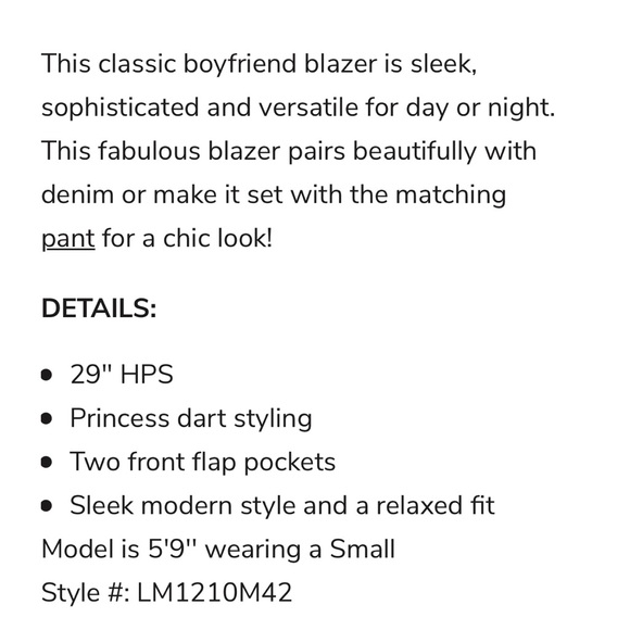 Liverpool LA Boyfriend Blazer - Picture 6 of 9